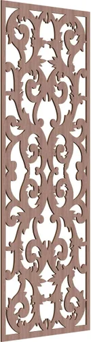 Miniatura 81 de Meadville Paneles decorativos de pared de madera con calado, 9 3/8 pulgadas de ancho x 24 3/8 pulgadas de alto x 1/4 de alto, aliso