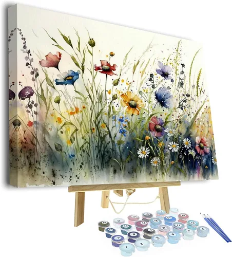 Miniatura 13 de TUMOVO Pintura por números para adultos principiantes, símbolo de Yin Yang con peces koi, pintura por números, kits de pintura acrílica por números