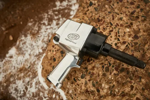 Miniatura 2 de Ingersoll Rand Llave de impacto neumática 261-6 3/4", 1100 pies-libras de par de torsión hacia adelante, empuñadura de pistola, yunque extendido