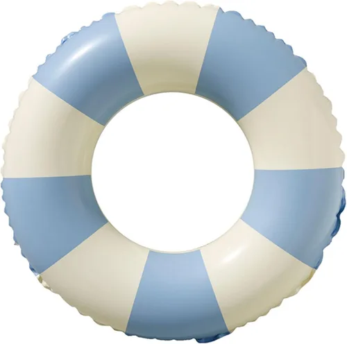 Flotadores de piscina para niños de 5 a 10 años, tubos inflables con rayas simples, bonitos anillos de natación, flotadores, juguetes acuáticos para