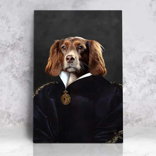Miniatura 17 de Pintura personalizada para retratos de mascotas de perros y gatos, estilo renacentista sobre lienzo, retrato real de mascotas a partir de la foto