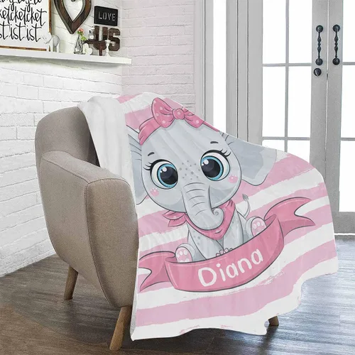 Miniatura 53 de Artsadd Manta de bebé personalizada para niños y niñas con nombre, manta personalizada con nombre de bebé con patrón de unicornio, manta