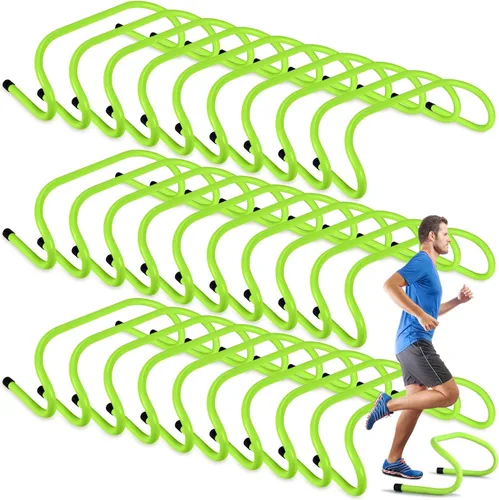 Miniatura 8 de Wettarn 30 obstáculos de velocidad de 6 pulgadas, obstáculos de entrenamiento de agilidad, obstáculos pliométricos de práctica de agilidad