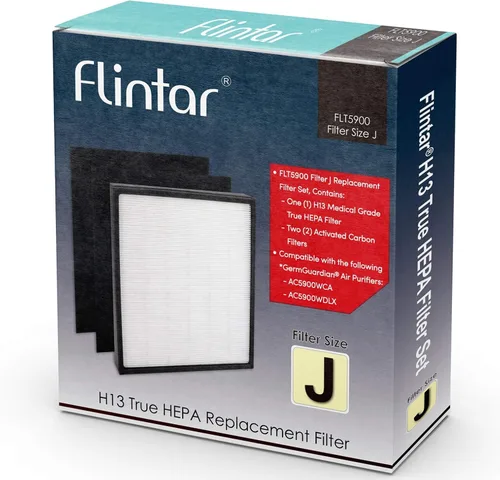 Miniatura 4 de FLT5900 Filtro de repuesto J, compatible con purificador de aire Germ Guardian GermGuardian AC5900WCA y AC5900WDLX, 1 paquete