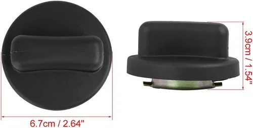 Miniatura 3 de X AUTOHAUX Tapa de llenado de depósito de combustible Tapa de gas para Mercedes-Benz Clase A 1997-2004 para BMW 318i 320i 323i 325i 530i 1404700005