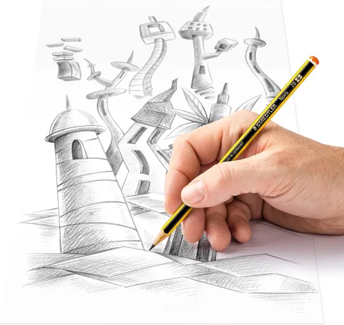 Miniatura 4 de STAEDTLER 120-0 lápices de grafito Noris - 2B (caja de 12), color negro