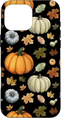 Miniatura 19 de iPhone 16 Falling Leaves Autumn and Pumpkin Happy Fall Case