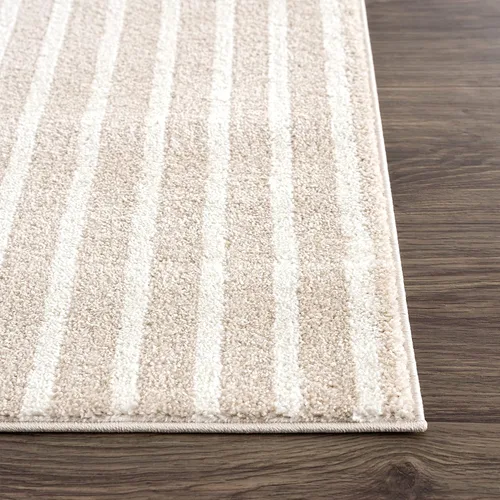 Miniatura 8 de Abani Alfombra para sala de estar, alfombra de área con patrón de arco beige de 4 x 6 pies, suave y duradera, resistente a las manchas y a la Crema