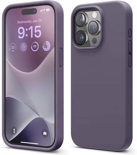 Miniatura 33 de elago Compatible con Funda para iPhone 15 Pro, Funda de Silicona Líquida, Cubierta Protectora de Cuerpo Completo, Resistente a Golpes, Funda Delgada