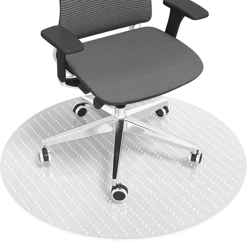 Alfombrilla para silla de oficina para alfombras, 35x35 pulgadas, Alfombrilla para escritorio de computadora para pisos alfombrados, Alfombras de
