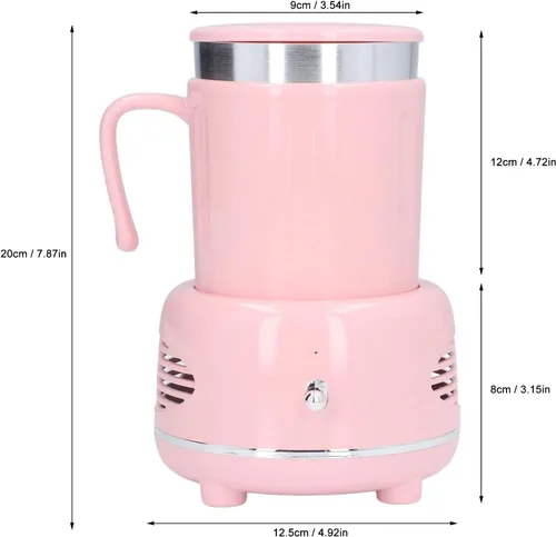 Miniatura 6 de Calentador de tazas, enfriador de café, calentador de escritorio, calentador de taza inteligente para automóvil, listo en 1 minuto, taza