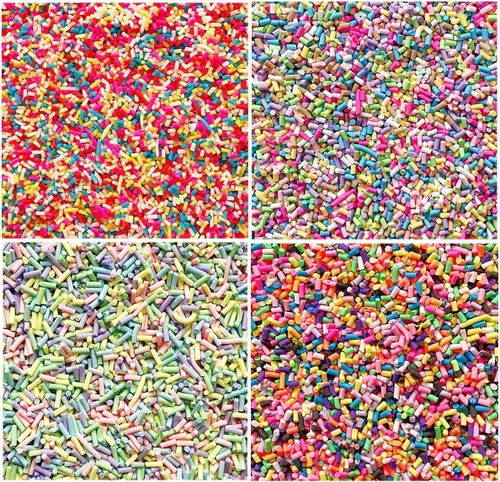 EHOPE, aspersores falsos de arcilla, aspersores de polímero para arte de uñas de resina, rebanadas de polímero, aspersores de azúcar falsos de