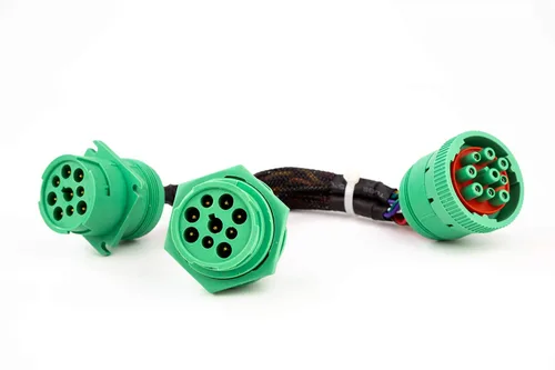 Miniatura 3 de YPP TIPO2 SAE J939 Cable divisor Y Cable de extensión de datos y energía de 9 pines para herramientas de diagnóstico de GPS ELD para camiones