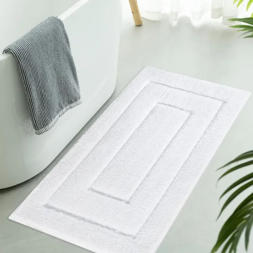 Miniatura 97 de GRANNY SAYS Alfombras de baño antideslizantes, lavables, extra suaves y absorbentes de agua para baño, alfombra de baño peluda de felpa, alfombra