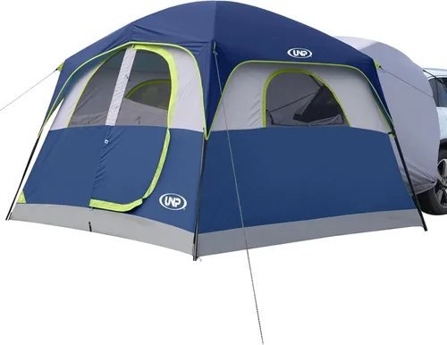 Miniatura 7 de UNP Tienda de campaña SUV para acampar, tienda de campaña SUV para 6 personas con portón trasero - fácil instalación con sobretecho, 10'x9'x78in(H)