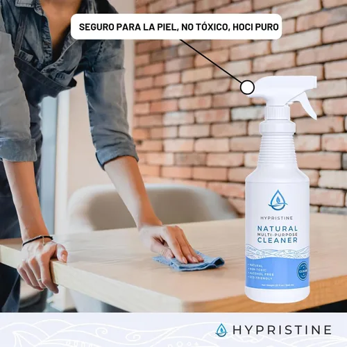 Miniatura 6 de HYPRISTINE PURE Spray de Ácido Hipocloroso, Limpiador Multiusos, Vida Útil Superior, 0% Blanqueador, 0% Alcohol, Seguro para Contacto con Alimentos