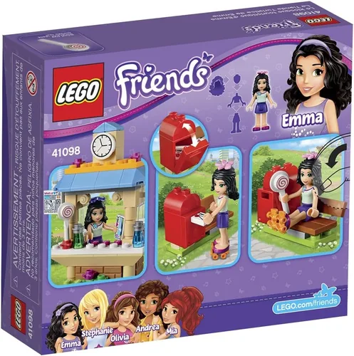 Miniatura 3 de LEGO Friends 41098 Kit de construcción de quiosco turístico de Emma