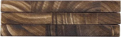 Miniatura 4 de onlytak Madera sin terminar multifunción, letreros, arte de pared, estantes de almacenamiento, 16.5 x 5.9 x 0.59 pulgadas, juego de 3, negro