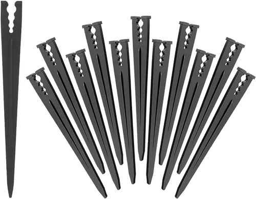 Miniatura 7 de Aifeier ET 20 estacas de riego por goteo universales para tubos de goteo de 1/8"-1/4" para riego, invernadero, jardín, cultivo hidropónico