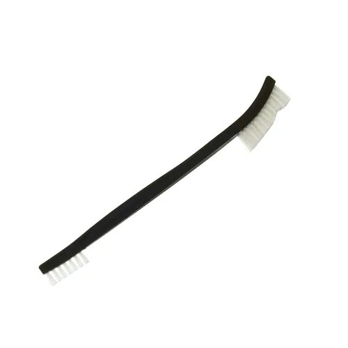 Miniatura 2 de Paquete de 10 cepillos de limpieza multiusos de doble punta para pistolas de 7 pulgadas, cepillos de cerdas de nailon de acero y latón (nailon)