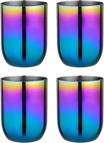 Miniatura 9 de Ahimsa - Taza de acero inoxidable para niños, diseñada por pediatras, tazas para niños pequeños con pulido premium para el entrenamiento con taza