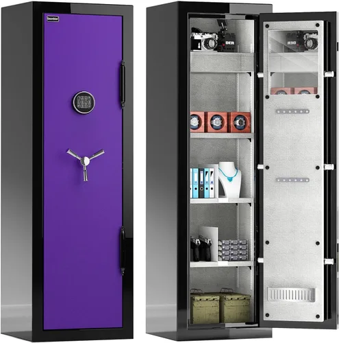 Miniatura 13 de Caja fuerte ignífuga con bloqueo digital – Caja fuerte grande de 8.12 pies cúbicos para pistola para el hogar, la oficina y los negocios Diseño