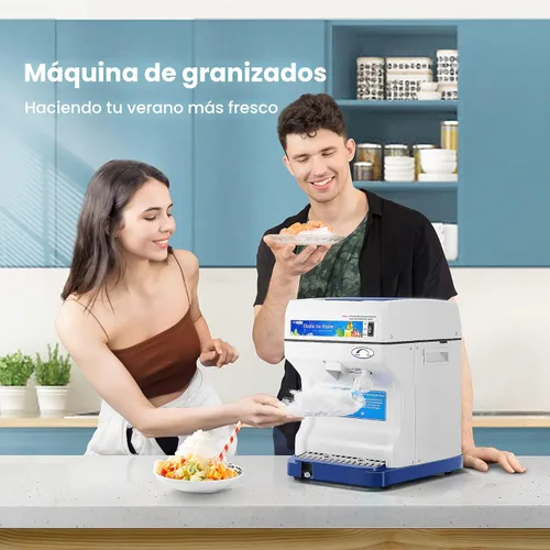 Miniatura 2 de VIVOHOME Máquina eléctrica 265lbs/hr del fabricante del cono de la nieve de la máquina de afeitar de la trituradora de hielo para el uso doméstico