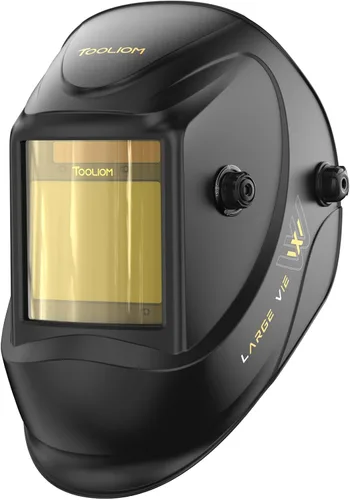 Miniatura 10 de TOOLIOM Casco de soldadura abatible 3.64 x 1.67 pulgadas con máscara de soldadura auto oscurecimiento estilo concha y capucha de soldadura