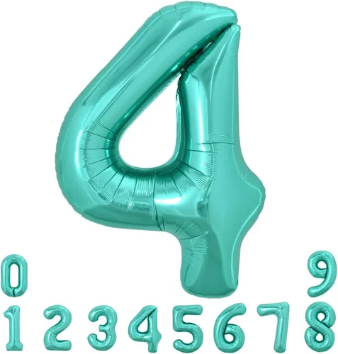 Miniatura 67 de TONIFUL 40 Inch Pastel Blue Number 8 Foil Balloons Large Mylar Foil Digital 8 Balloons for 8th Birthday, Gender Neutral Party, Baby Shower, Oro rosa