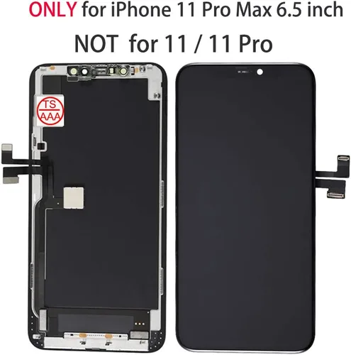 Miniatura 6 de para iPhone 11 Pro Max Reemplazo de pantalla 6.5 pulgadas LCD Pantalla 3D Touch Digitalizador Marco Ensamblaje Kit de reparación completo