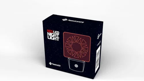 Miniatura 7 de Spectra479 - Luz nocturna LED roja tenue para dormitorios y baños [paquete de 2] - BioRhythm Safe - (círculo) Caja fuerte BioRhythm