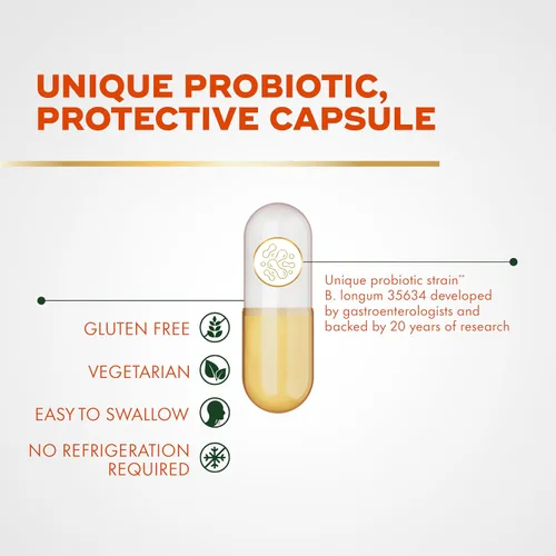 Miniatura 12 de Align Probióticos, fórmula profesional, probióticos para mujeres y hombres, probióticos para la salud digestiva, cápsulas probióticas para hombres