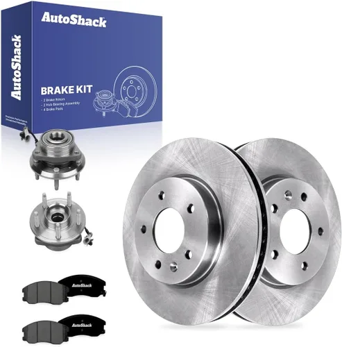 Miniatura 13 de Autoshack RHBBK0466 - Kit de freno delantero de repuesto para Chevrolet Equinox Captiva Sport Saturn Vue Pontiac Torrent Suzuki XL-7, rotores
