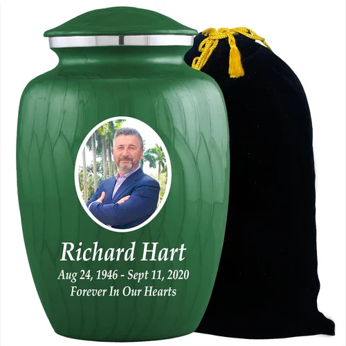 Miniatura 11 de Urnas de cremación con fotos personalizadas para cenizas adultas, hombres y mujeres, Urnas funerarias personalizadas de 200 libras para cenizas