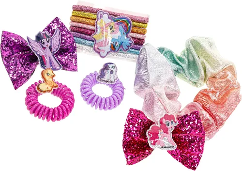 Miniatura 6 de My Little Pony - Mochila Townley Girl Bolsa de regalo de maquillaje cosmético incluye accesorios para el cabello y mochila de PVC transparente