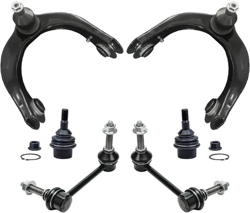Miniatura 319 de Detroit Axle - Kit de extremo delantero para Chrysler 300 Dodge Charge Challenger 2011-2023, 2 brazos de control inferiores traseros 2 rótulas