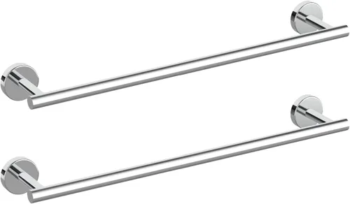 Miniatura 28 de SEIDO Toallero de acero inoxidable 304 para pared de baño, longitud útil de 9.6 pulgadas, barra de toalla de mano dorada cepillada, barra de toalla