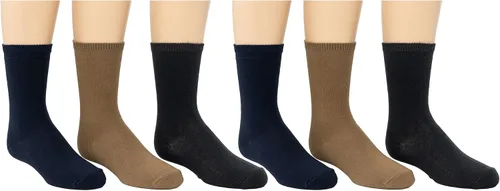 Miniatura 9 de Vestido unisex de punto acanalado o plano para niños, calcetines uniformes color negro, azul marino y varios tamaños, de pequeño a grande