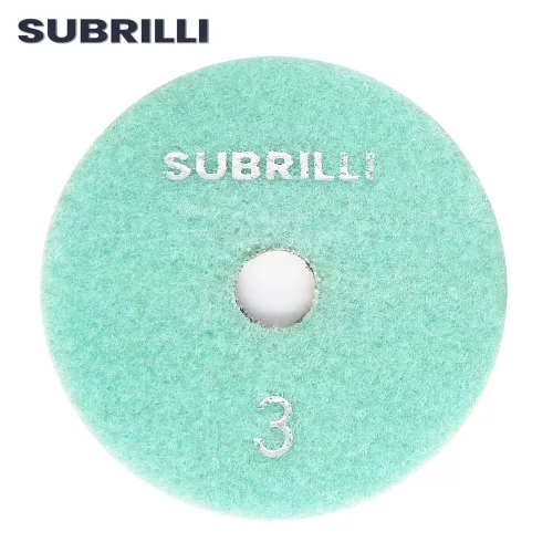 Miniatura 5 de Almohadillas de Pulido de Diamante de 3 Pasos Seco/Húmedo de 4", 9 Piezas Paso 3 para Granito, Mármol, Cuarzo, Hormigón