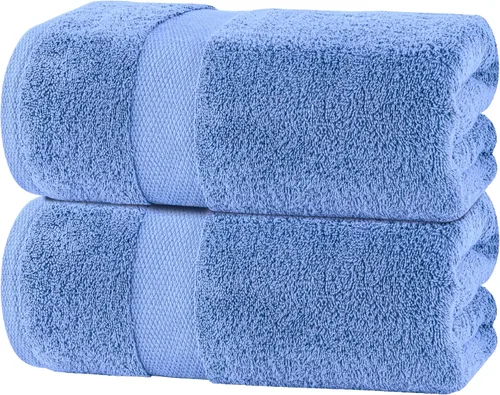 Miniatura 40 de Toallas de mano blancas clásicas para baño [paquete de 12] Toallas de mano de algodón a granel para gimnasio, cocina y spa, 16x27 pulgadas, toallas