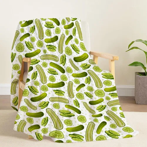 Miniatura 11 de Just A Girl Who Loves Pickles Manta - Manta Acogedora de Franela Suave, Ligera y Cálida de Pepinillos para Niños y Niñas - 40"x50" Regalo para Niños
