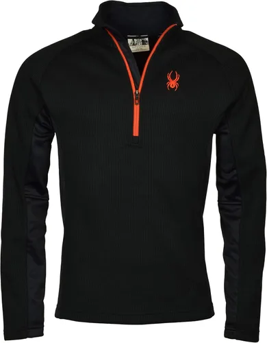 Spyder Chaqueta tipo suéter Stryke con media cremallera para hombre talla M color negro
