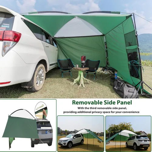 Miniatura 2 de GEERTOP Tienda de campaña ligera para coche lateral para SUV, toldo para vehículo de camping, toldo para camioneta, toldo para coche para furgoneta