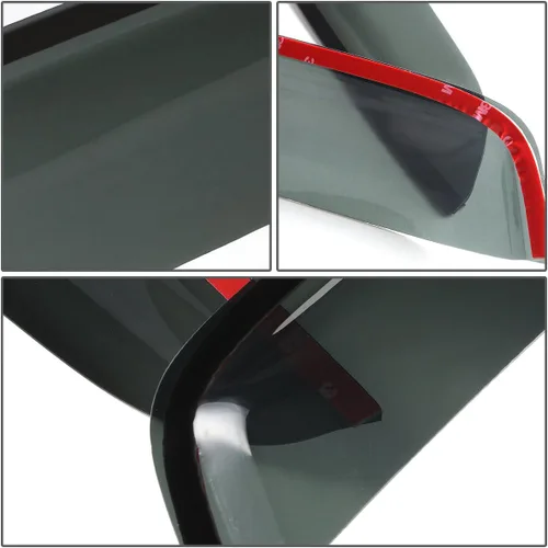 Miniatura 5 de Visor protector deflector de lluvia autoadhesivo para vidrio para Hyunday Sonata NF, 4 unidades, uno por puerta