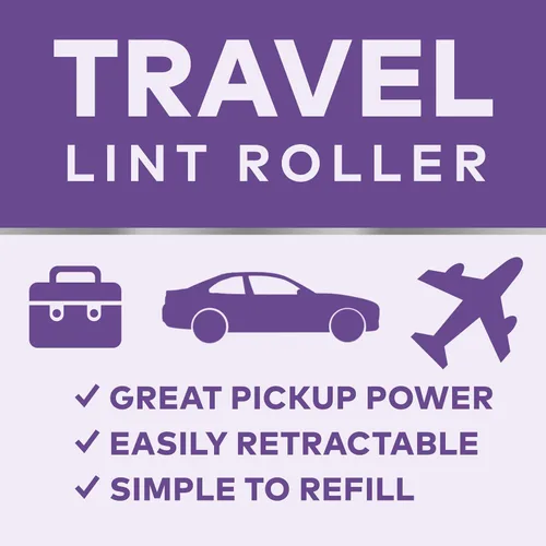 Miniatura 3 de Scotch-Brite - Rodillos quitapelusas retráctiles 3 en 1, quitamanchas portátiles de tamaño para viajes para pelo de mascotas en ropa, muebles