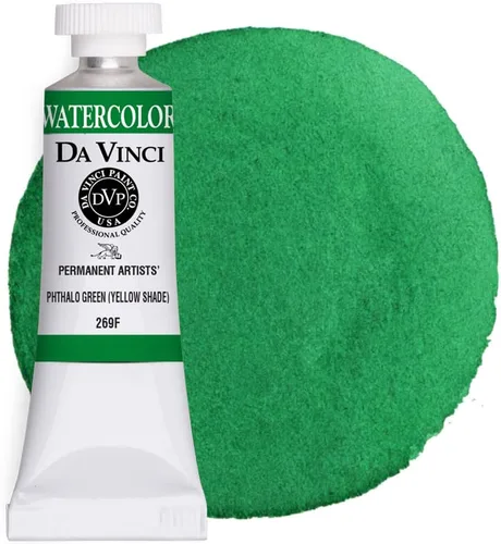 Miniatura 36 de DA VINCI PAINTS Pintura de acuarela para artista profesional, Gamboge (tono), 0.5 fl oz