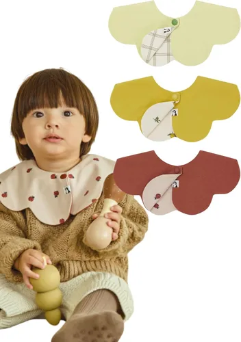 Miniatura 21 de Konny Baby Bib 3/5/7-Pack Set, 360 ° Rotate, Soft and Absorbent Drooling for Toddler Boys Girls Baby Essentials