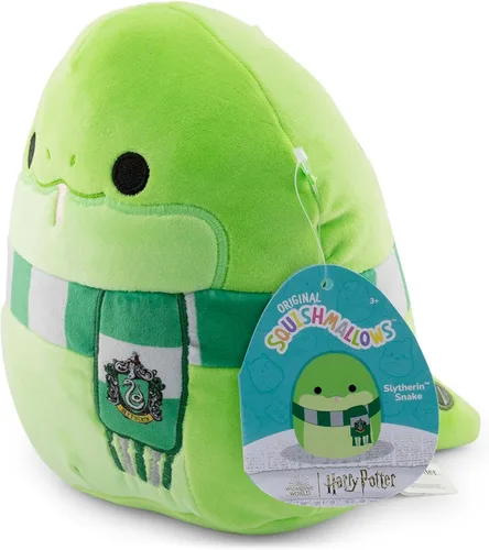 Miniatura 3 de Squishmallows Peluche original de Harry Potter de 8 pulgadas, peluche oficial de Jazwares ultrasuave de tamaño mediano (serpiente)