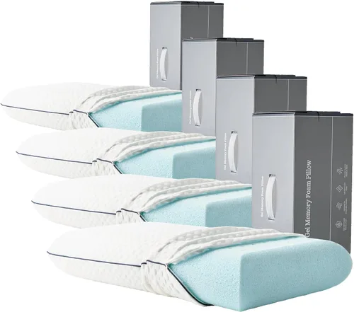 Miniatura 12 de Almohada de espuma viscoelástica de gel ventilada Weekender. Funda lavable. Tamaño estándar