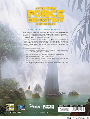 Miniatura 3 de Edge Studio Star Wars Force and Destiny Juego Nexus of Power SourceBook Juego de rol Juego de estrategia para adultos y niños a partir de 10 años
